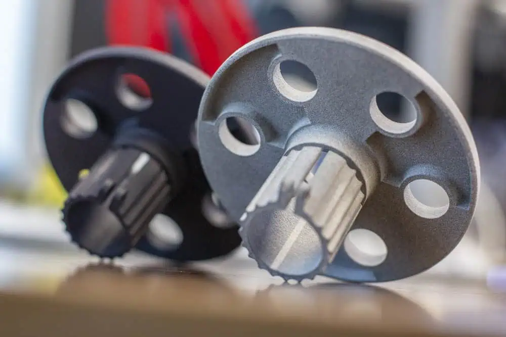 3D printed parts with MJF technology